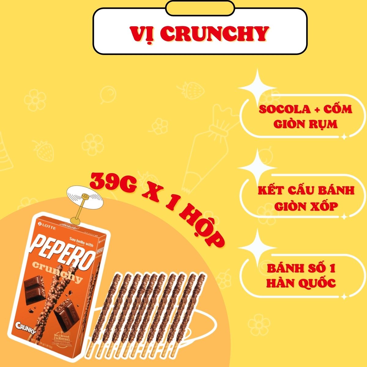 Combo 5 Hộp Bánh Lotte Pepero
