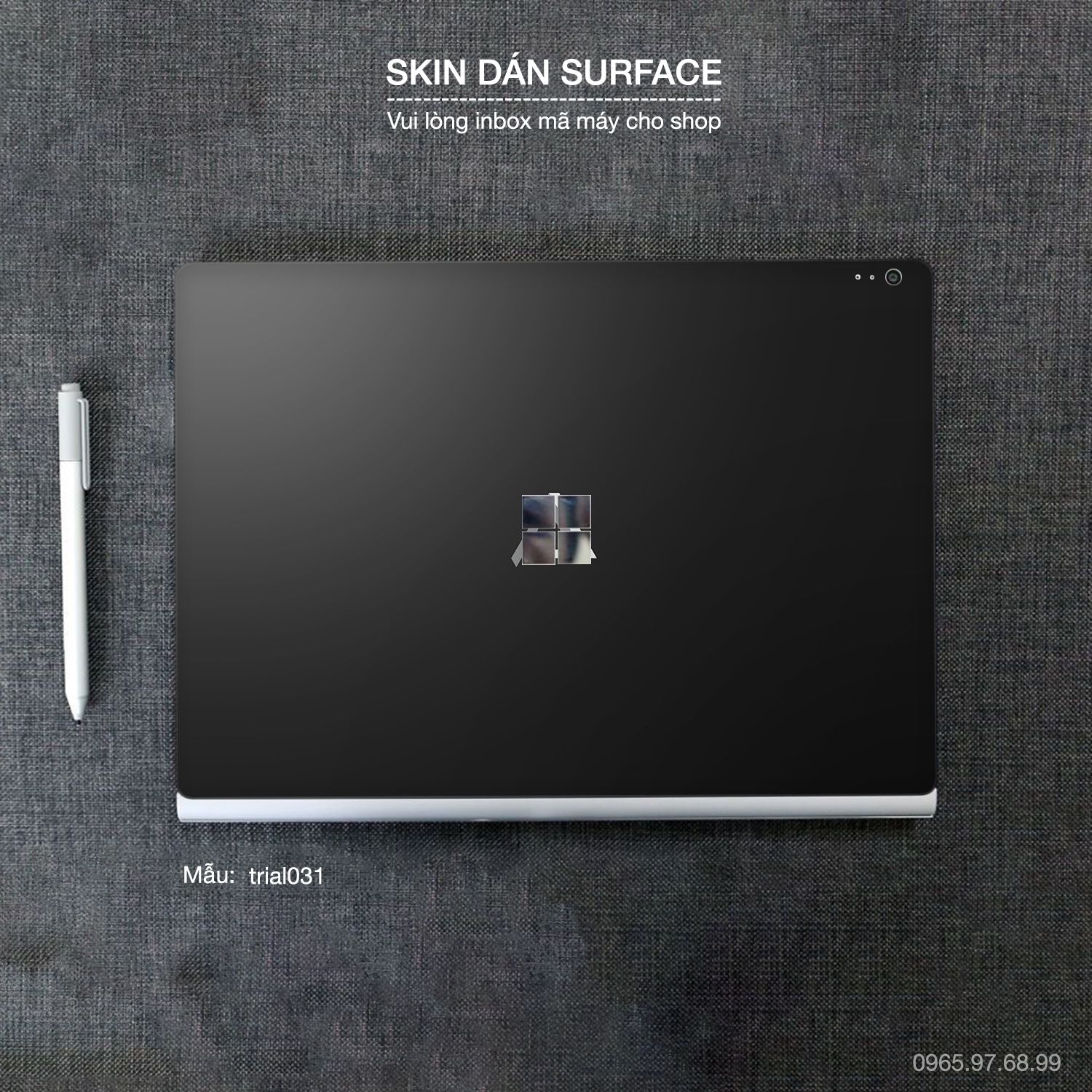 Decal Skin dán Surface Pro / Laptop / Go / Book mẫu Đa giác (inbox mã máy cho shop)