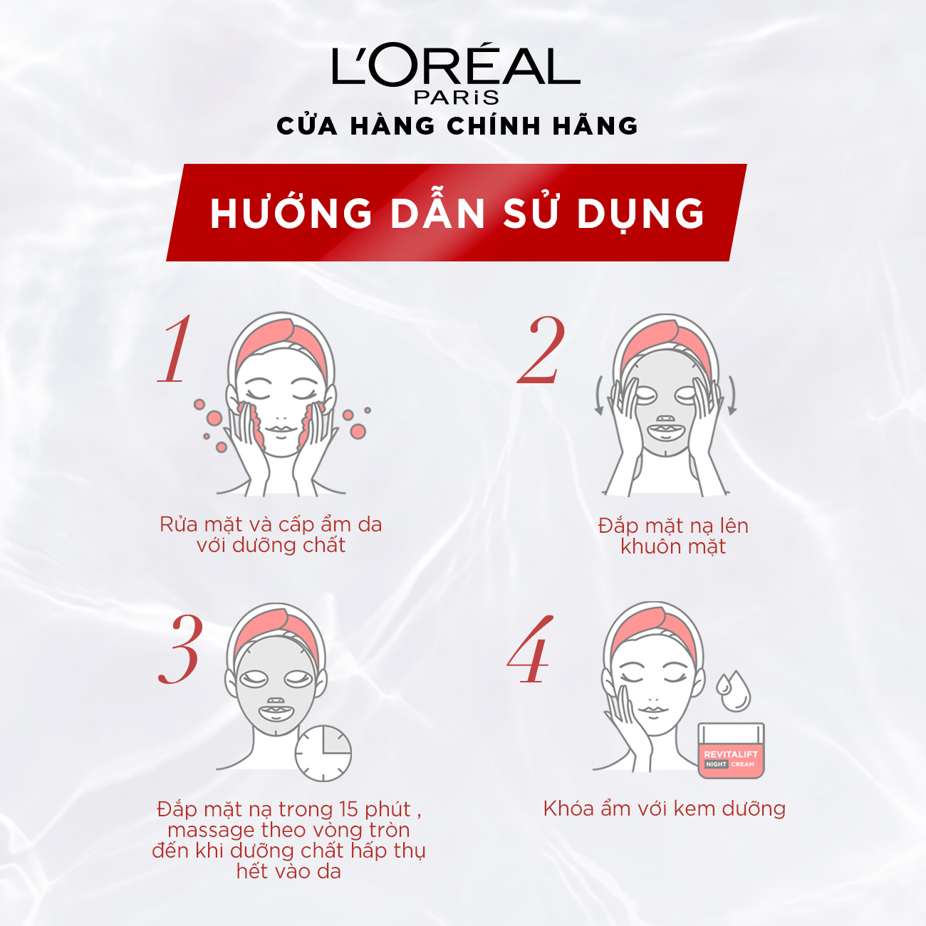 Mặt nạ dưỡng chất pha lê L'Oreal Paris Revitalift Crystal Micro-Essence