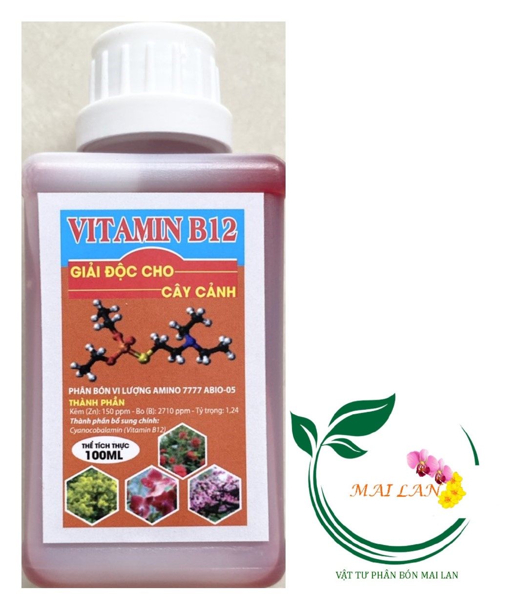 Phân Bón B12 Giải Độc Cho Cây Cảnh - #101A# 100cc