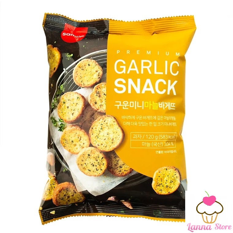 [HCM]Snack bánh mì SAMLIP gói 120gram - Hàn Quốc