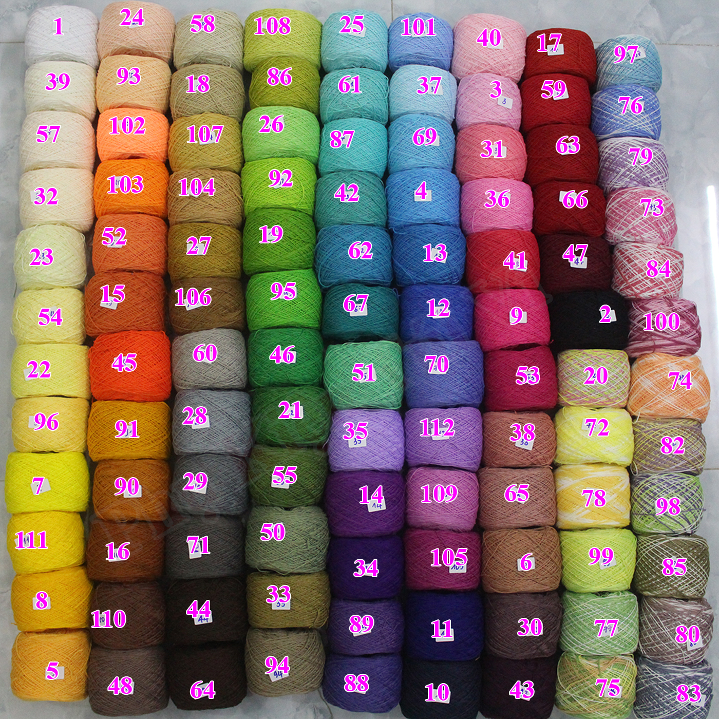 Sợi cotton Việt Nam (1mm)