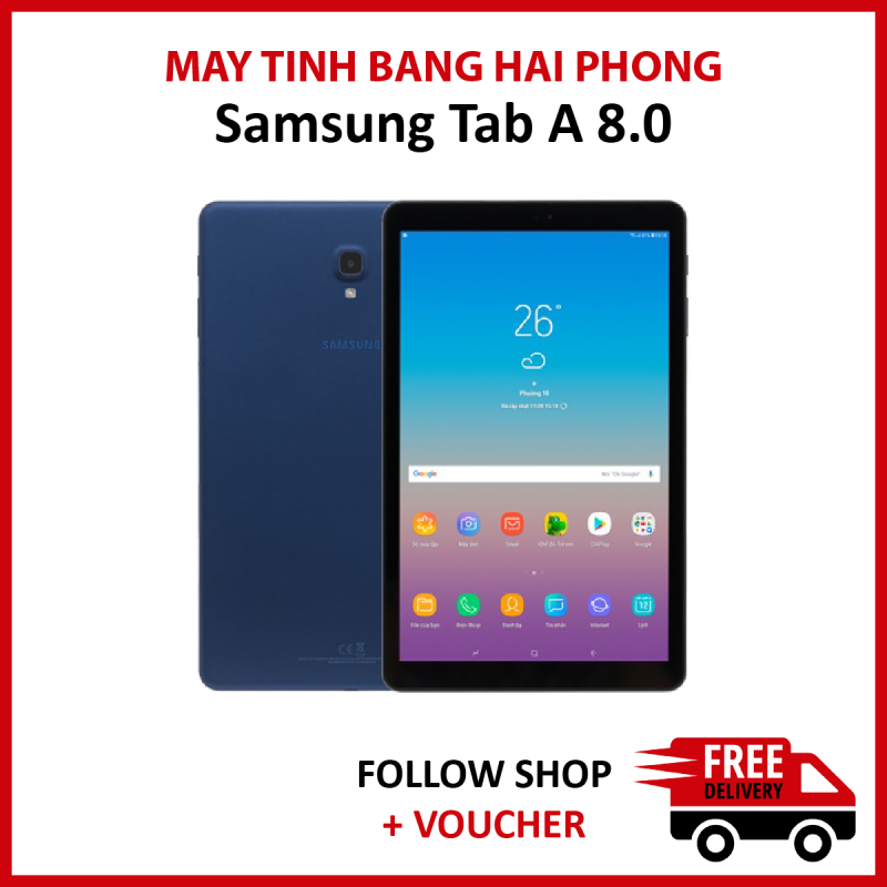 Máy tính bảng Samsung Tab A8.0 2018 Wifi + 4G pin trâu học online tốt chính hãng
