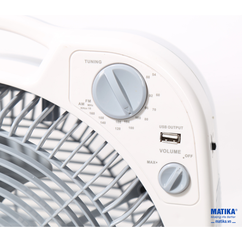 Quạt sạc điện MATIKA MTK-6315 4IN1