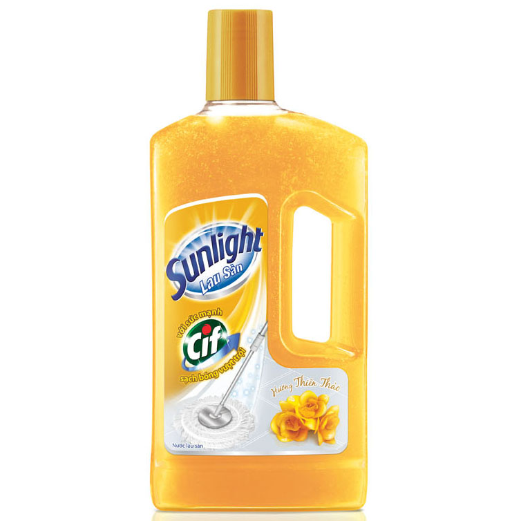 Nước lau sàn Sunlight 1kg hoa thiên thảo