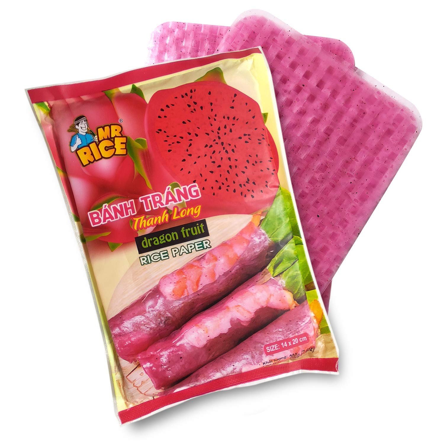 Bánh tráng thanh long Mr.Rice Duy Anh Foods gói 200gr