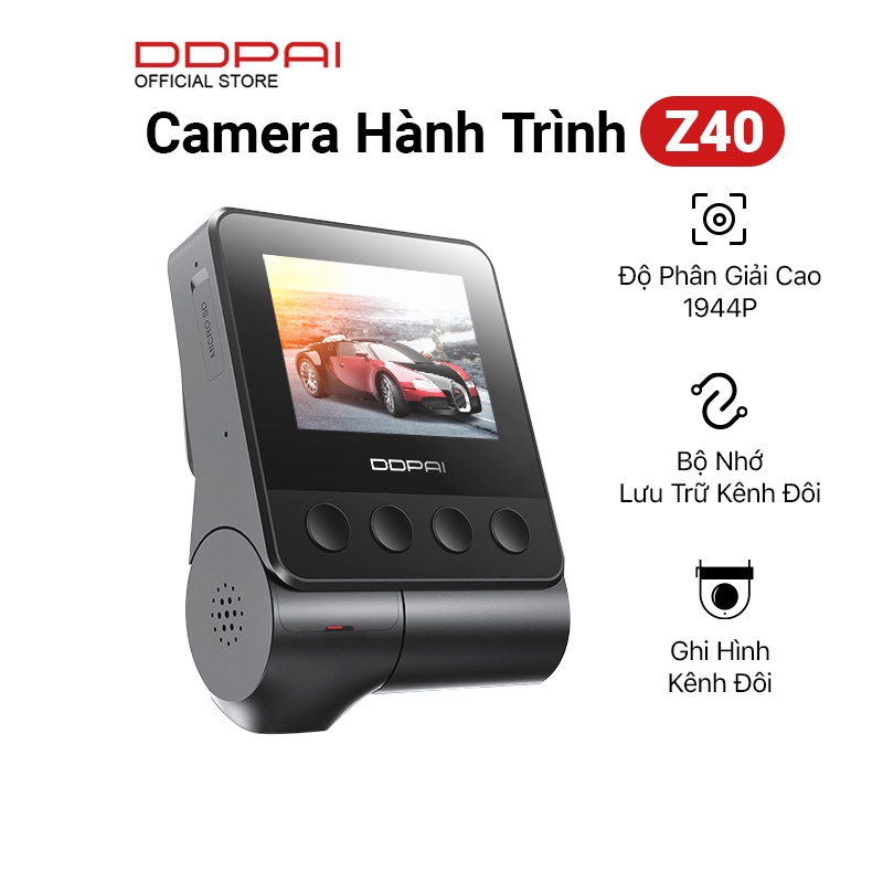 CHÍNH HÃNG Camera hành trình DDPai Z50 Độ phân giải 4K Ultra HD - Bảo hành