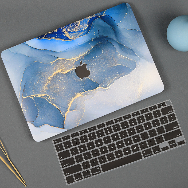 Purple Black Marble Case Hard Plastic Print Cover for 2021 macbook pro 14 inch m1 Pro Max A2442 M1 air 2020 A2338 A2337 Retina cover protector A2289 A2251 Touch Bar Free keyboard cover