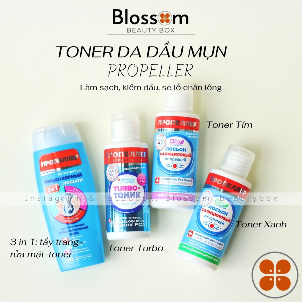 Toner Da Dầu Mụn Propeller