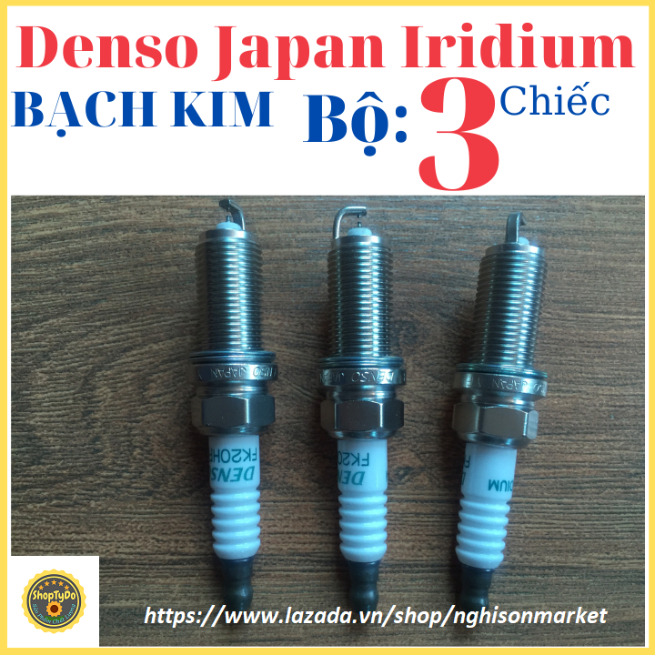 Bugi xe Mitsubishi Xpander Attrage Mirage bộ 4 chiếc Denso Janpan bạch kim Irdium
