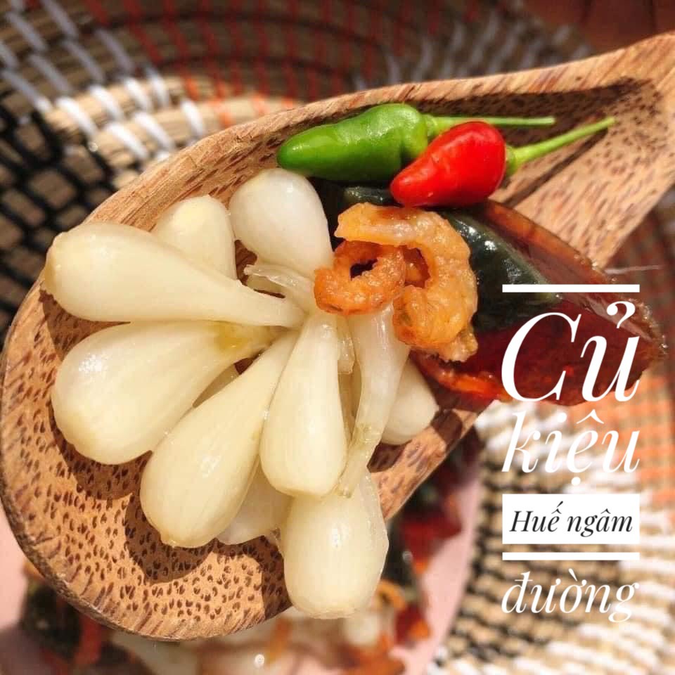 Cụ Kiệu huế ngâm chua ngọt Hủ 500gr