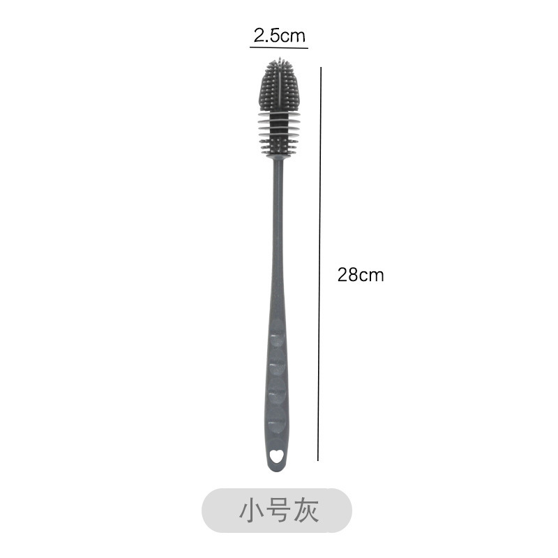 Cây cọ rửa ly cốc rửa bình sữa silicon siêu bền sạch