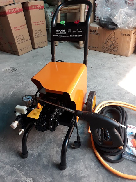 [Trả góp 0%]Máy rửa xe tiệm  Hikari HK-R6 madein ThaiLand 2.6 KW 780lits  phút 120bar, 26kg, rửa xe chuyên dụng  dây đồng chịu nhiệt