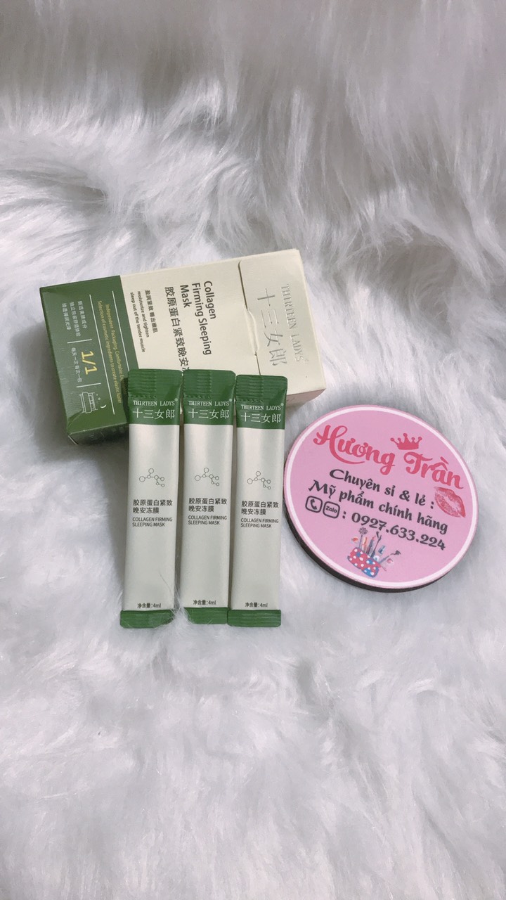 [MẶT NẠ NGỦ] 1 hộp 20 GÓI Mặt nạ ngủ dạng thạch COLLAGEN Nâng cơ mặt