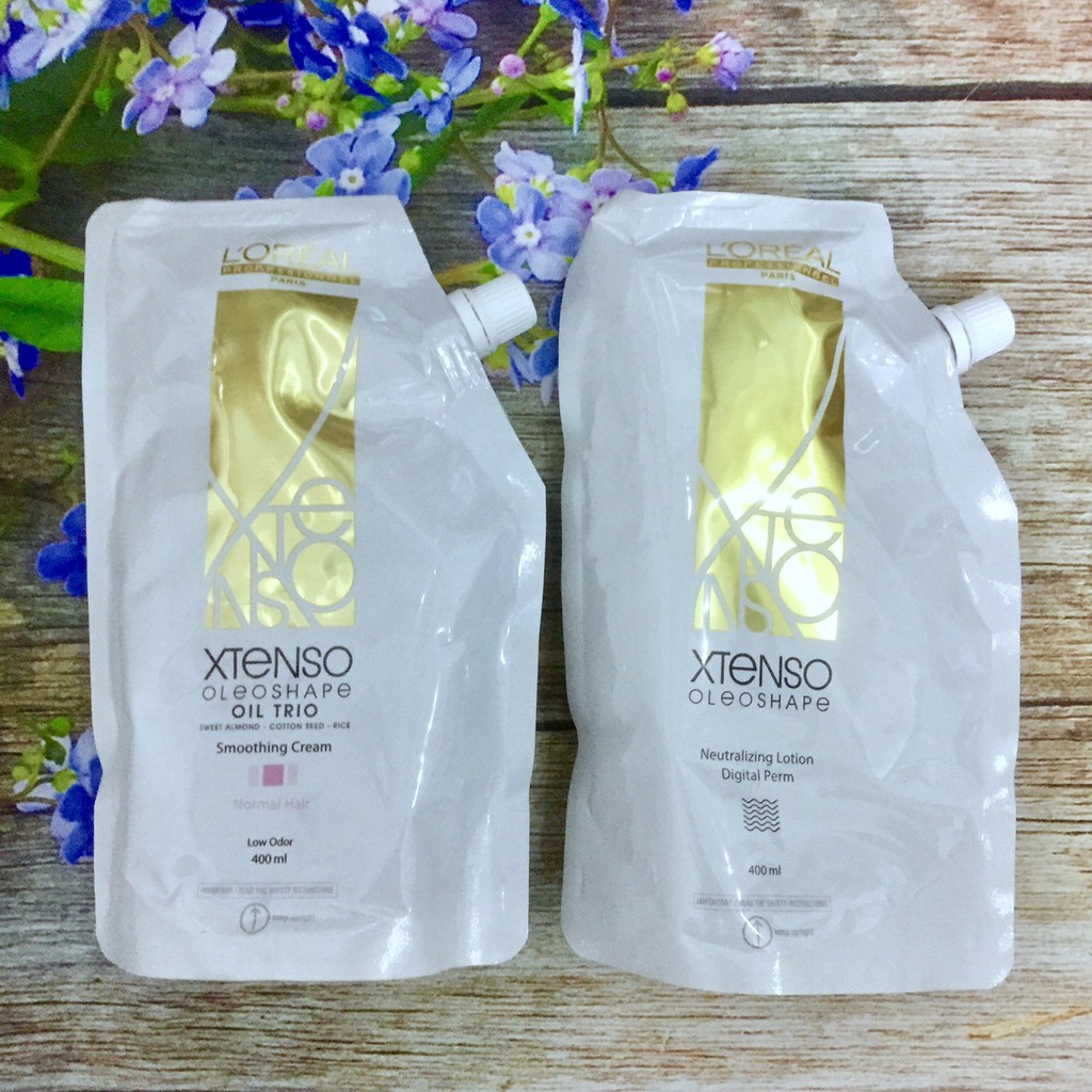 Cặp Uốn duỗi nóng Setting L'oreal XTENSO OLEOSHAPE 400ml