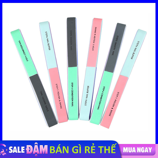 [HCM]Que Dũa Móng Tay 6 Mặt Đánh Bóng Và Chà Nhám Tiện Dụng