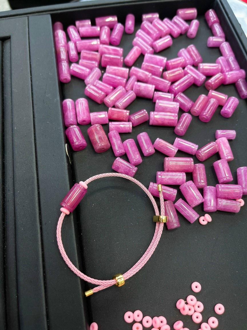 VÒNG TAY LU THỐNG RUBY HỒNG