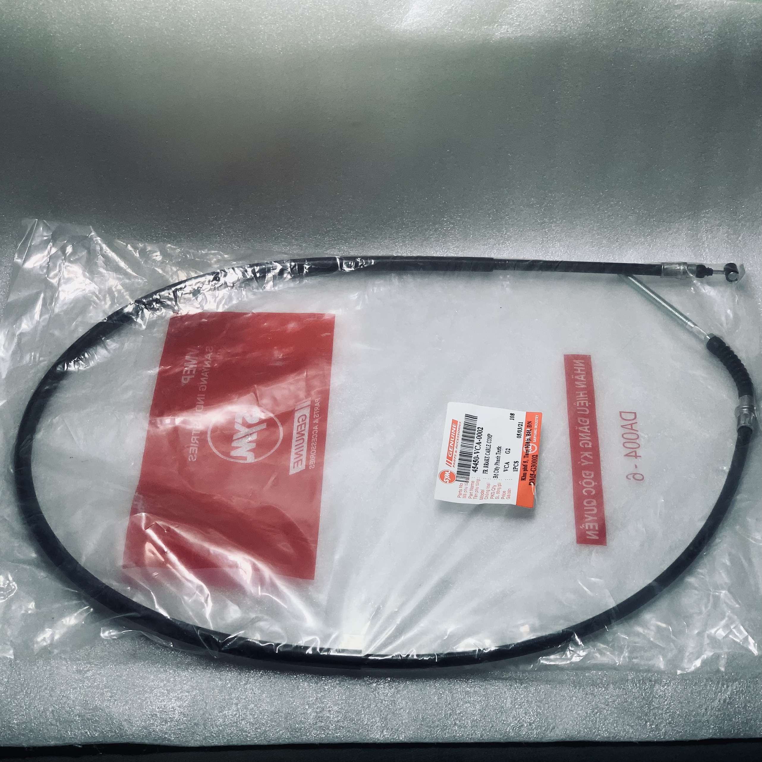 (VCA) BỘ DÂY PHANH TRƯỚC ANGELA 50CC