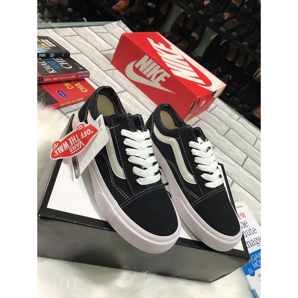 GIÀY VANS 🎁 freeship 🎁 OLD SKOOL MÀU ĐEN full box bill