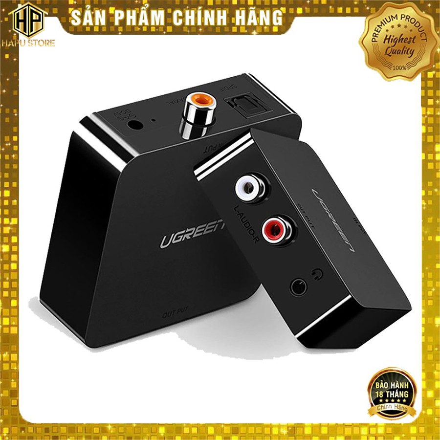 Bộ chuyển đổi âm thanh từ quang Coaxial sang AV Ugreen 30523 cao cấp - HapuStore