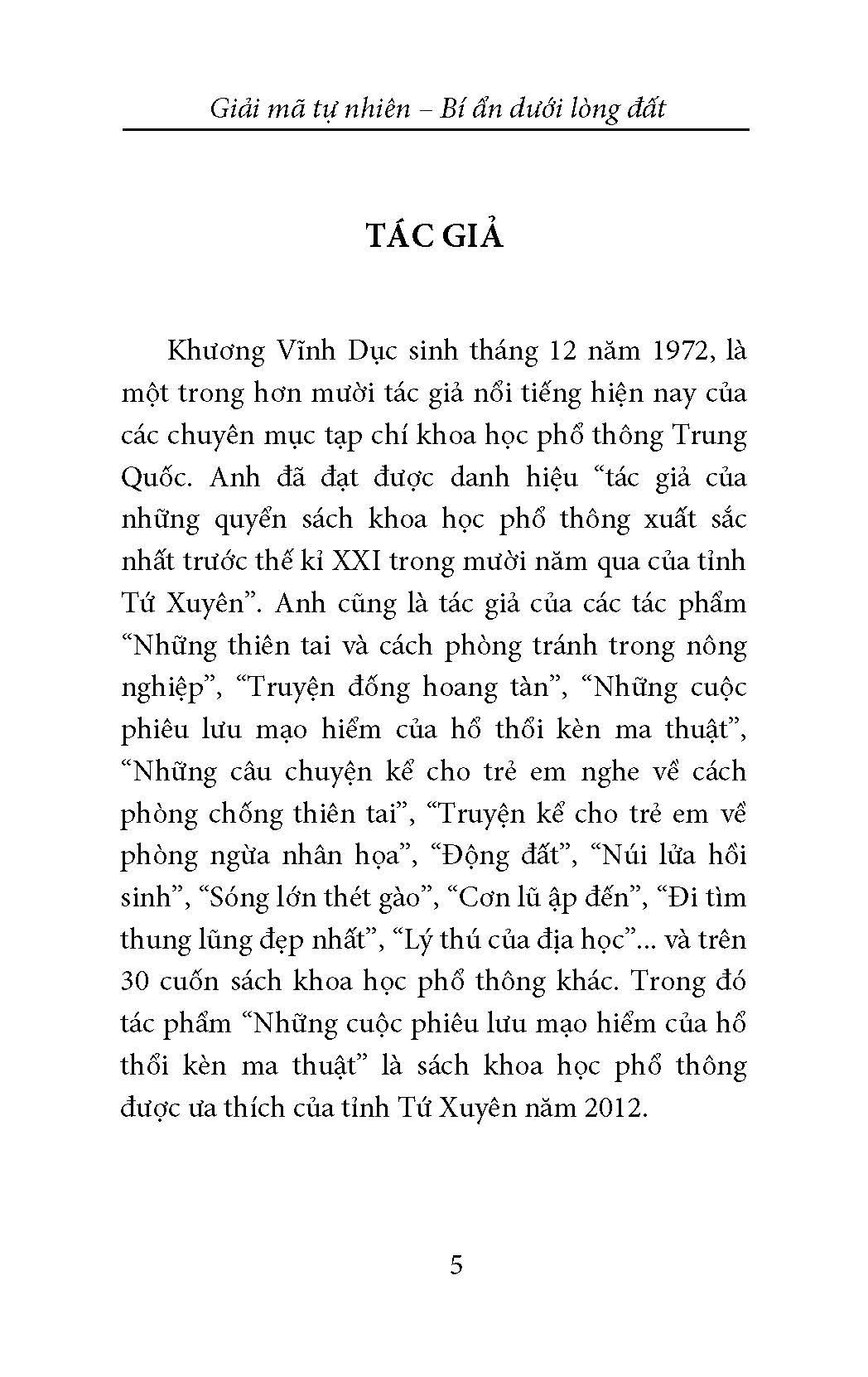 Giải Mã Tự Nhiên - Bí Ẩn Dưới Lòng Đất