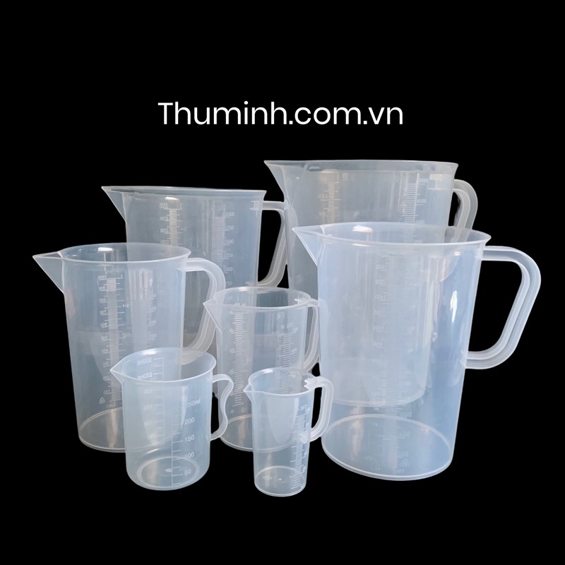 Ca đong định lượng 100ml, 250ml, 500ml, 1l, 2l, 3l, 5l