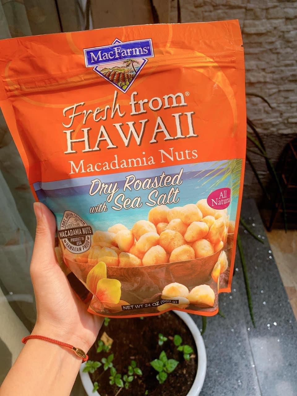 USA-Hạt macca tách vỏ Hawaii (Mỹ) 680gram(HCM)