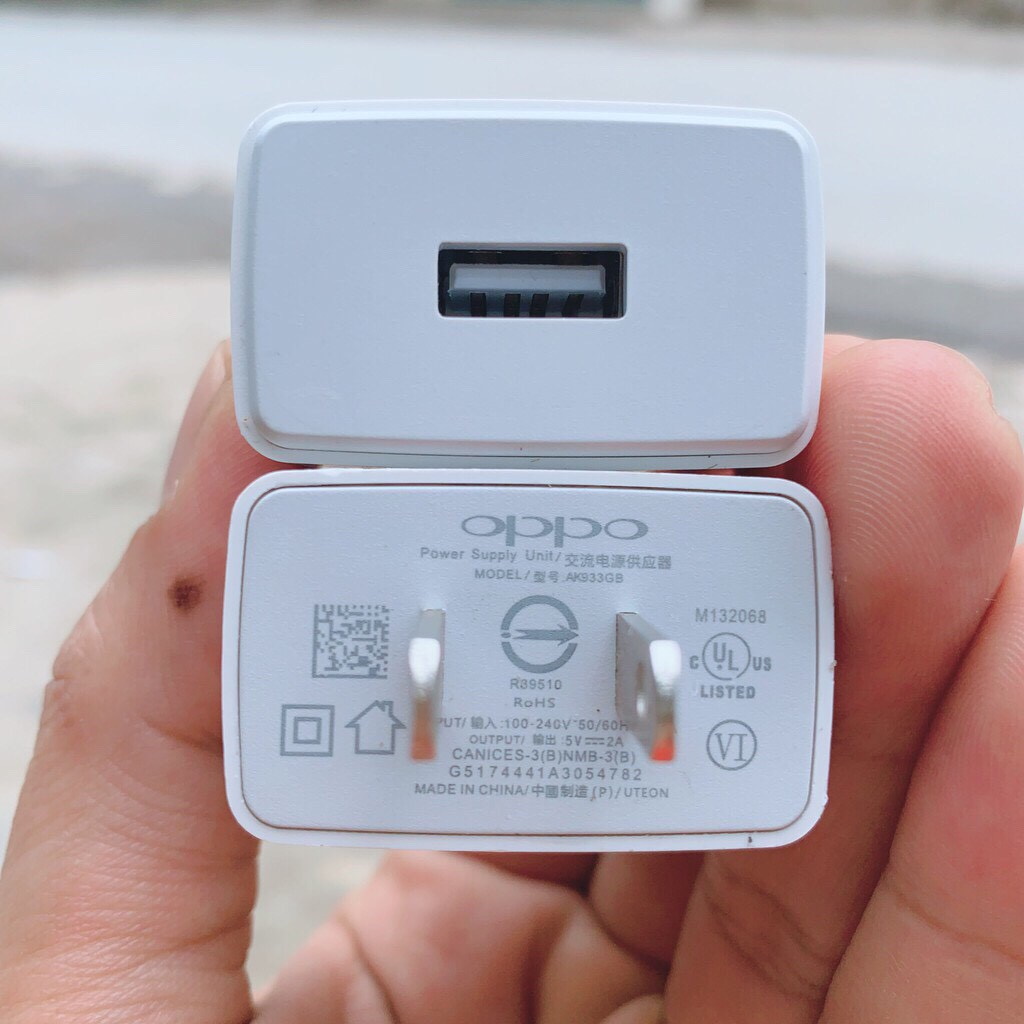 Củ Sạc Oppo AK-933 ZIN - 2A Sạc Nhanh
