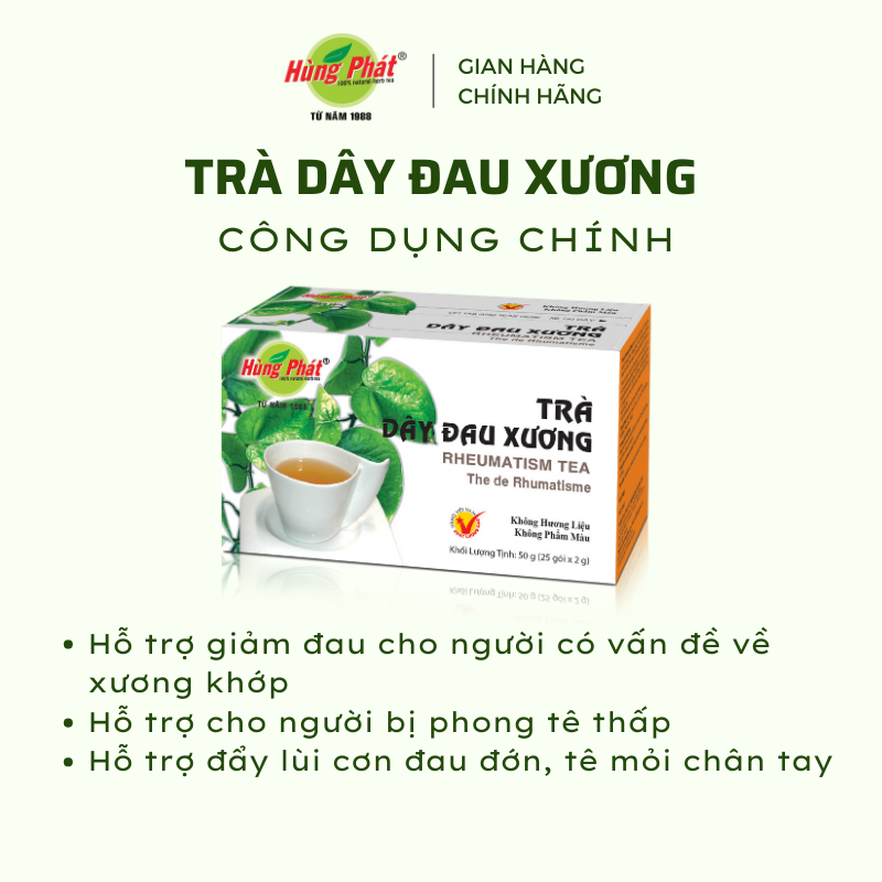 Trà Dây Đau Xương - Thương Hiệu Hùng Phát