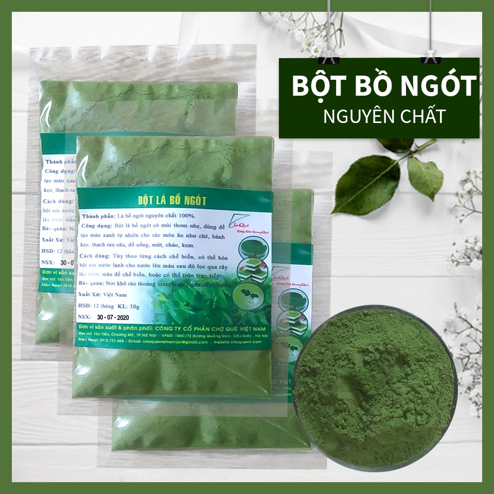 Bột Bồ Ngót Nguyên Chất Gói 50g