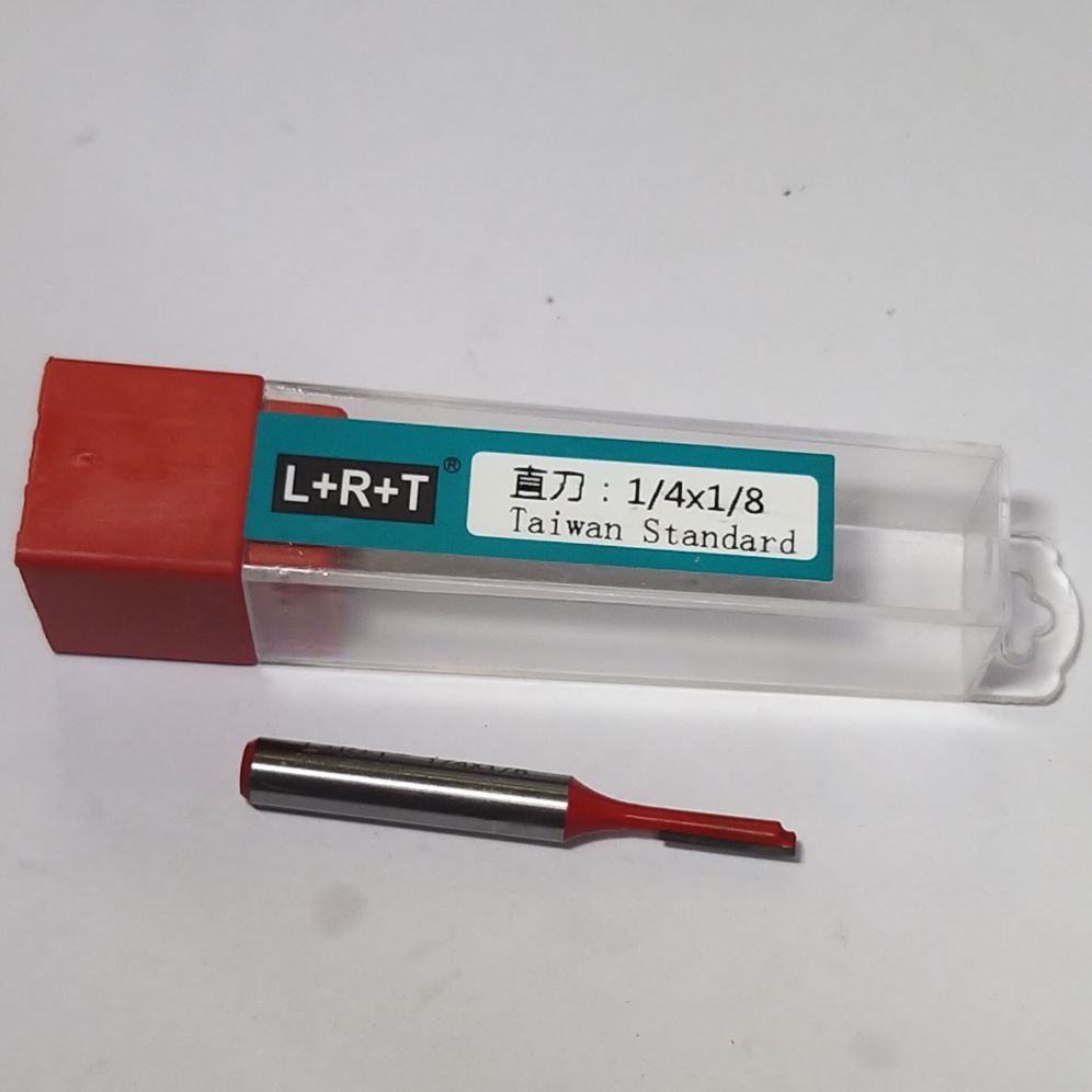 [HCM]Mũi Phay Gỗ Thẳng 1/4 x 1/8 (Đỏ)