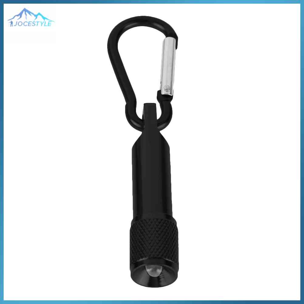 Cầm Tay Mini LED Carabiner Đèn Ngoài Trời Cắm Trại Pocket Torch Ánh Sáng Với Keychain