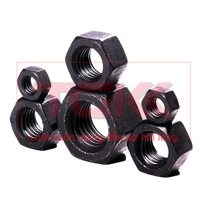 Đai ốc thép đen 10.9 ren mịn (M10-M18)
