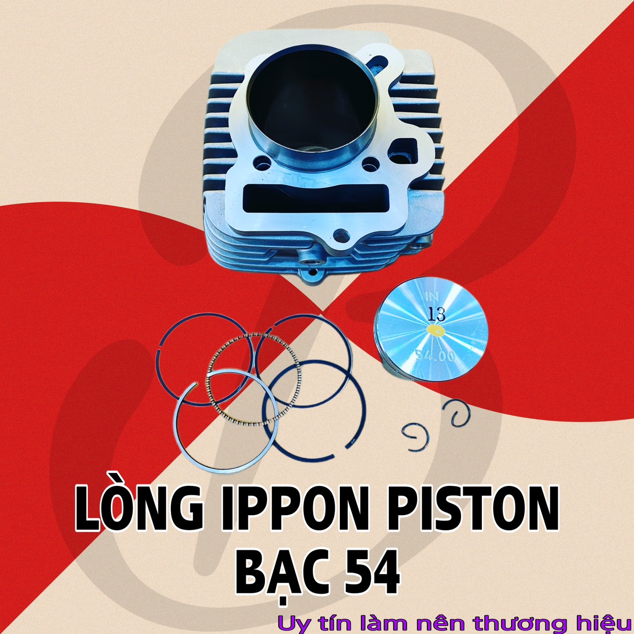 Lòng  IPPON 52 , 54 dài 78 dành cho wave / dream / 67/ cup/cd/cl