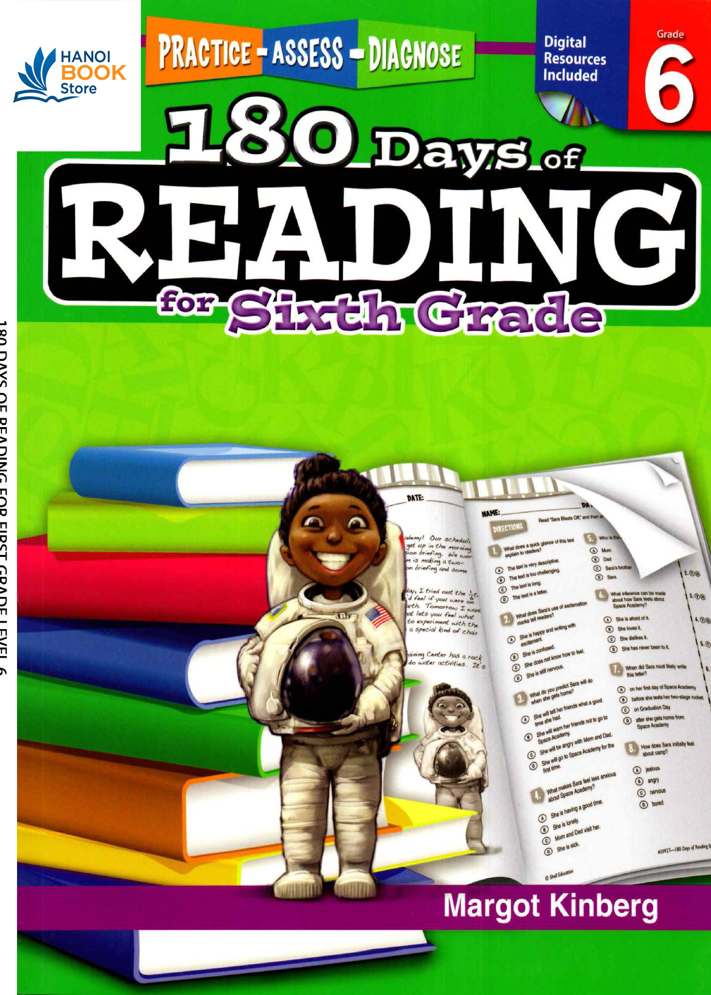180 days of reading for kindergarten level k-6