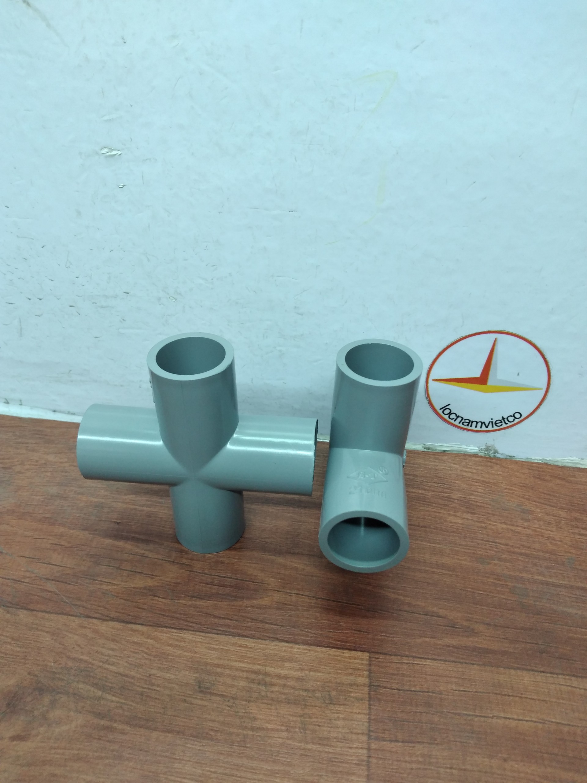 Chữ thập( dấu cộng ) PVC phi 21