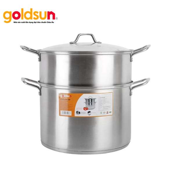 Bộ nồi xửng hấp Goldsun GH26-2303SG (Bạc)