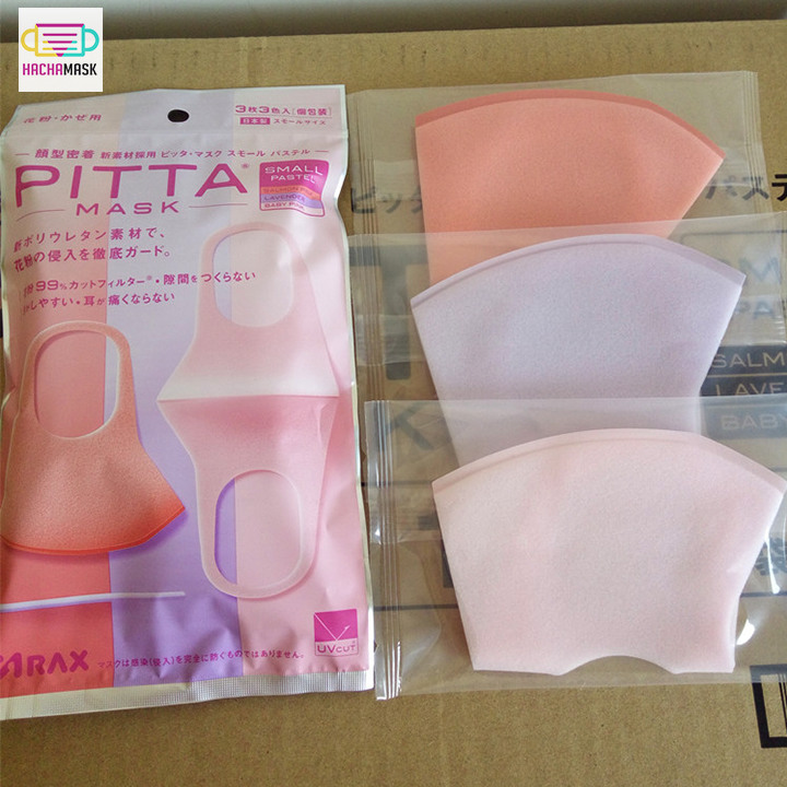 [HCM](Nội Địa Nhật Bản) Khẩu Trang Pitta Mask 3D - Gói 3 Cái