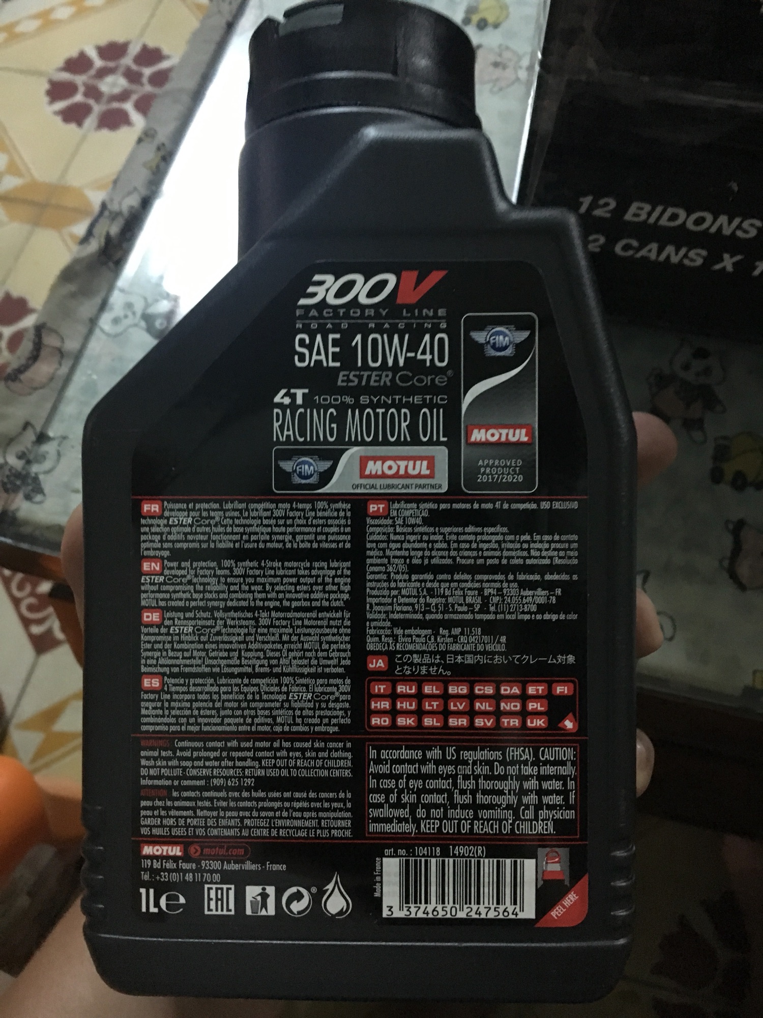 [HCM]Combo Motul 300v 10w40 3 lớp