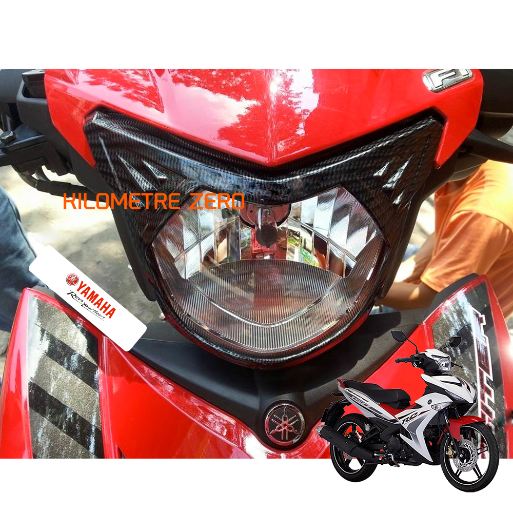 Ốp viền đèn pha dành cho exciter 2015 nhựa xi