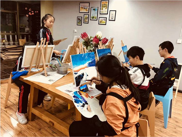 Giá vẽ gỗ mini để bàn 50 cm