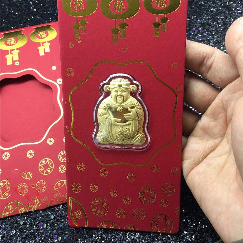 Bao lì xì mạ vàng THẦN TÀI
