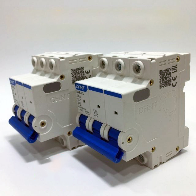 Aptomat MCB 3 pha chint NXB-63 6A/10A/16A/20A/25A/32A/40A/50A/63A ( hàng chính hãng ) TBD36