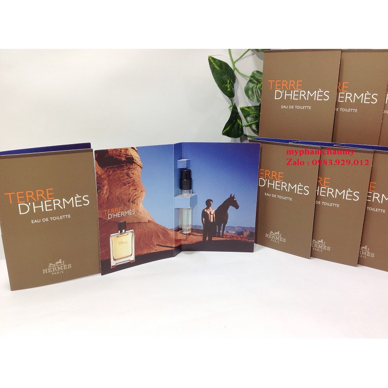 Nước Hoa Vial Hermes các mùi