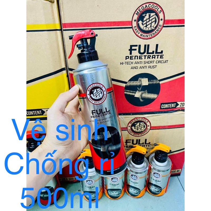 MEGACOOLS - Full Penetrate - DẦU CHỐNG RỈ SÉT 300ml