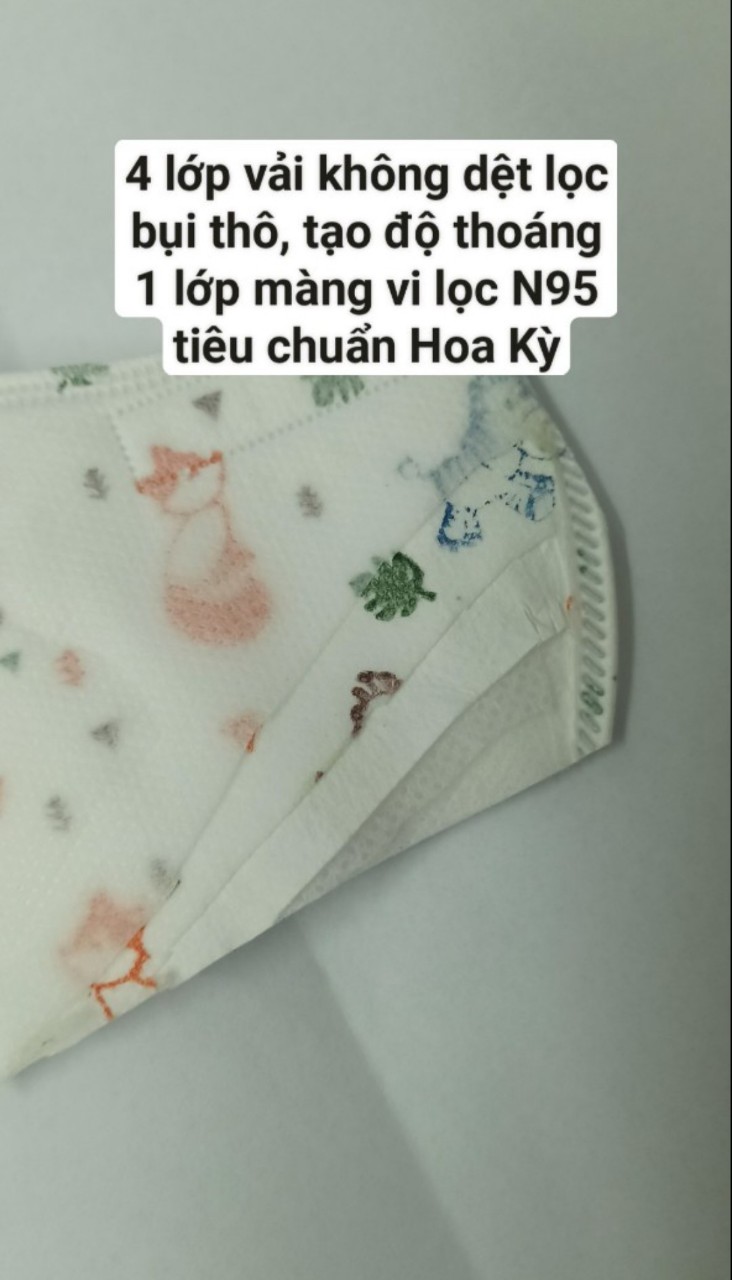 Combo 5 Bịch Khẩu trang Mayan trẻ em 5 cái/bịch
