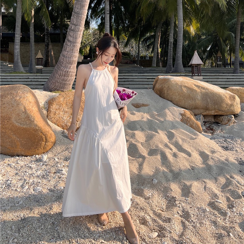 Maxi 2023, mẫu maxi mới thiết kế lưng kiểu bện dây độc đáo