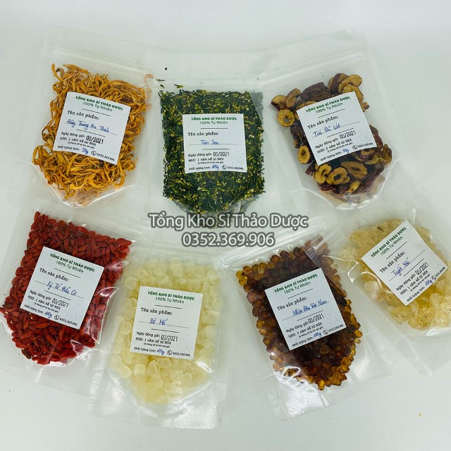Sâm tây dương thái lát mỏng 100g (Sâm hoàng kỳ khô, bạch sâm)