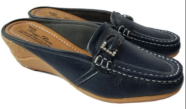 Dép Sục Nữ Bít Đầu BIGBEN Da Bò thật cao cấp SBN12