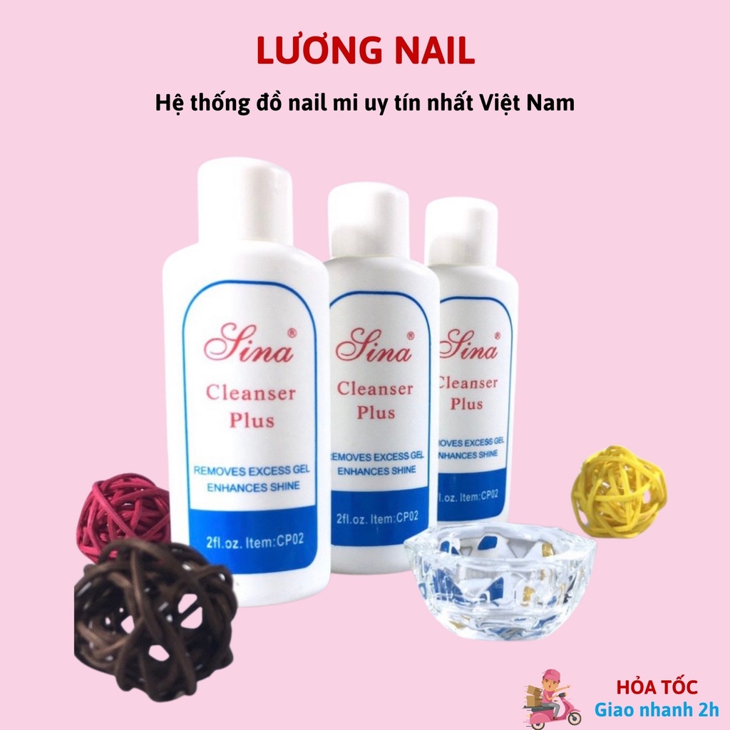 Nước lau gel sina lau móng nail